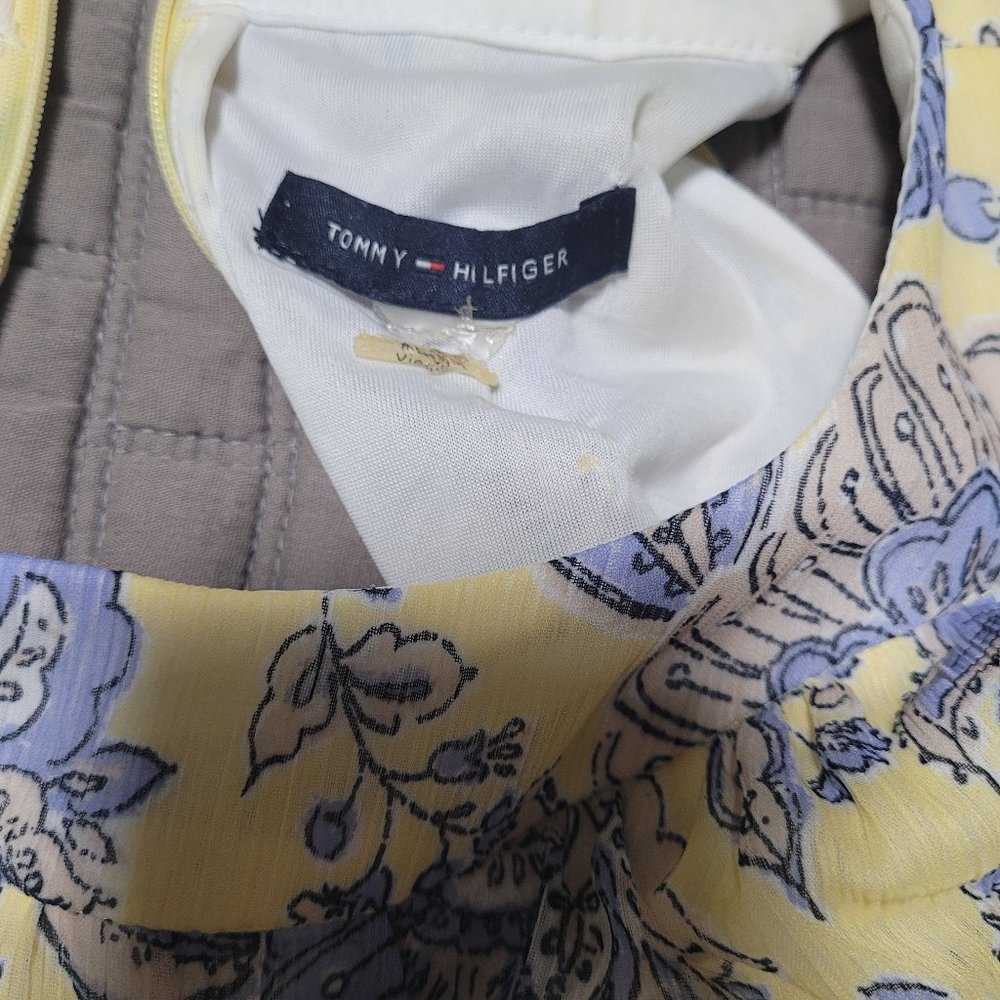 Tommy Hilfiger summer yellow dress size S - Picture 9 of 16